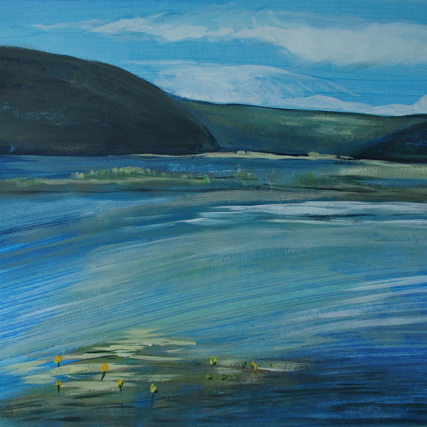 цветы на озере - пленэр 2019